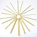 Ostart 18 Sizes 14'' (35cm) Single Pointed Bamboo Knitting Needles Set Kit (2.0mm - 10.0mm)