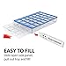 Ezy Dose Weekly (7-Day) Pill Case, Medicine Planner, Vitamin Organizer Box, Small Compartments with Easy Fill Tray, 4 Times a Day, Clear Lids, Color May Vary, BPA Free