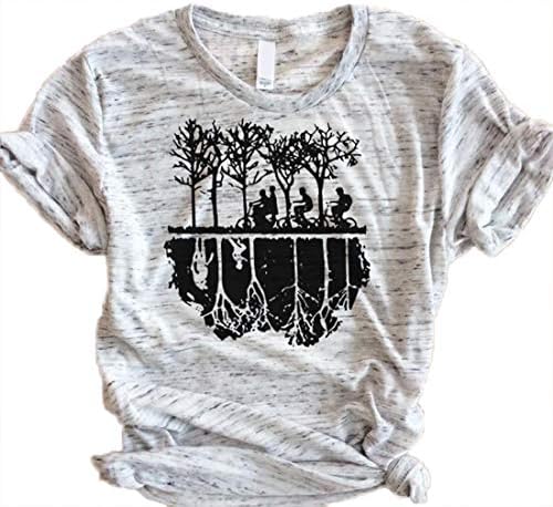 Stranger Things T-Shirt Womens Funny Graphic Tees Summer Casual Tops