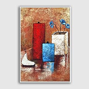 Framed Canvas Home Artwork Decoration Still Life Canvas Wall Art for Living Room, Bedroom - 16x24 inches