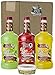 Master of Mixes Margarita/Daiquiri Lite Drink Mixes Variety, Ready to Use, 1.75 Liter Bottles (59.2 Fl Oz), Pack of 3 Flavors + Margarita Salt
