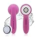 Michael Todd Soniclear Elite Antimicrobial Facial Cleansing Brush System, 6-Speed Sonic Powered Exfoliating Face Brush & Body Brush, Cotton Candy
