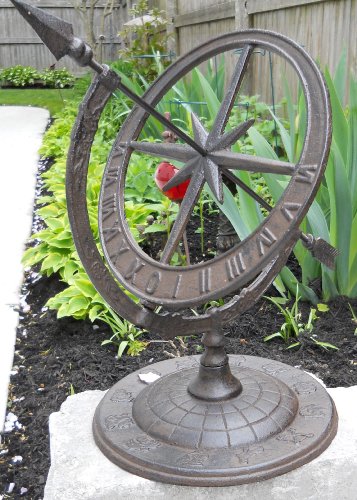 3 Iron+Armillary+Sundial+with+Arrow