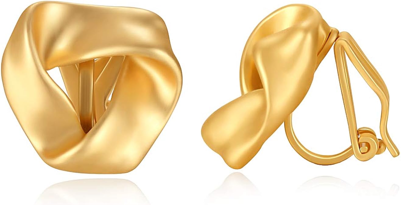 Ohrclips Für Keloide - 6-teiliges Set Ohne Piercing In Gold, Silber & Schwarz Für Empfindliche Ohren