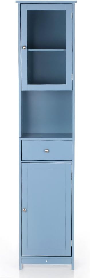 Amazon.de: Festnight Modern Tower Hochschrank Schrank Wohnmöbel