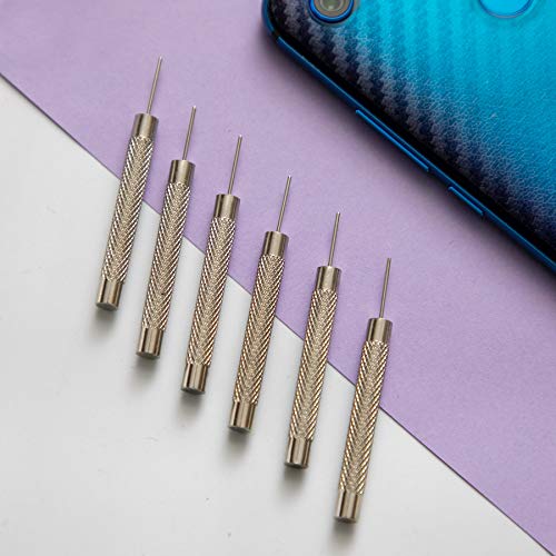 PortPlugs SIM Card Removal Tool Set (6 Pack + Cleaner Brush) Universal