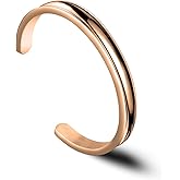 Zuo Bao Hair Tie Bracelet High Polishing Stainless Steel Grooved Cuff Bangle for Women