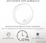 ELRO FS4610 6-Pack Ultra Thin Smoke Alarm 10 Year Battery EN14604 White view 4