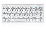 Perixx PERIBOARD-407W US, Wired USB Mini Keyboard