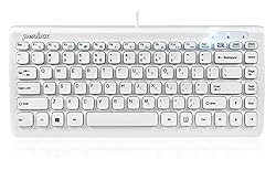 Perixx PERIBOARD-407W US, Wired USB Mini Keyboard