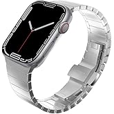 [RECOMMENDED by NYT Wirecutter] Stainless Steel Band Compatible for Apple Watch Band Ultra 3/2/1 49mm Series 11/10 46mm/42mm Series 9/8/7 45mm/41mm Series SE/6/5/4 44mm/40mm Series 3/2/1 42mm/38mm