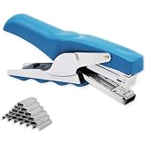 Stapler with 1000 Staples-Plier Stapler Save 60% Power(Blue) | Good for Stapling at Home School or Warehouse