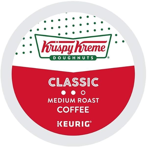 Amazon.com: Krispy Kreme Doughnuts, Cápsulas K-Cup Keurig de una sola  porción, tostado medio : Comida Gourmet y Alimentos
