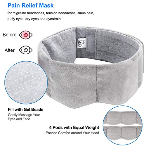Koamask Weighted Sleep Mask Pain Relief Hot Cold Therapy Headache