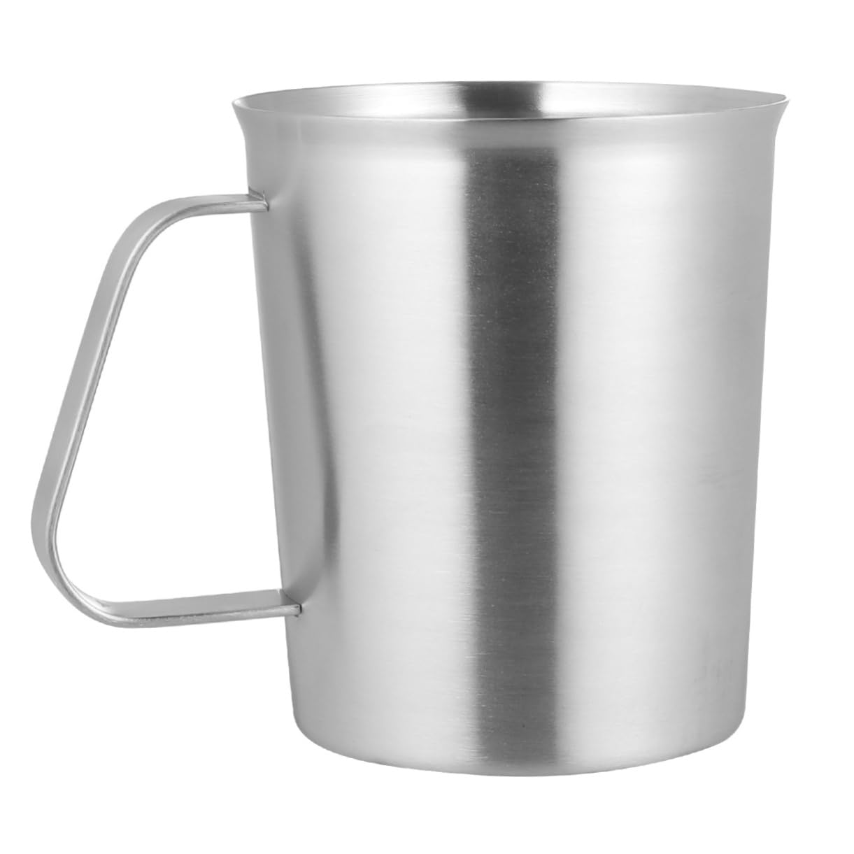 Milisten Stainless Steel Milk Tea Cup with Measurement Markings - Versatile Kitchen Utensil for Baking and Cold Beverages 10.5X9Cm