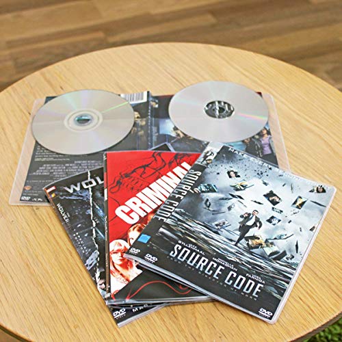 Tarifold DVD Sleeves for DVD Storage Two DVDs Per Storage Pocket with