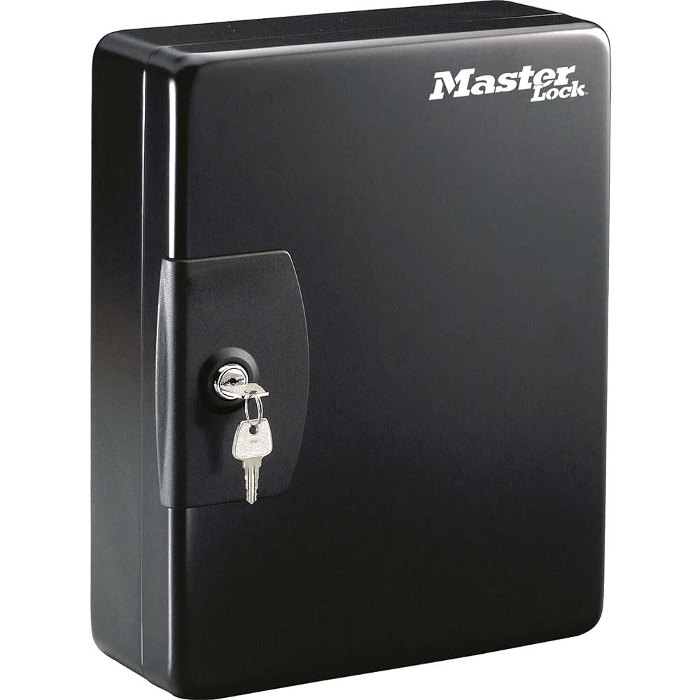 Master Lock Key Cabinet [Wall Mounted] [50 Key Hooks] KB-50ML - Includes 50 Key Tags and Labels