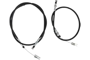 GENERIC Angrebuild Left & Right Rear Brake Cable For Kawasaki Mule 2500 2510 2520 3010 2020 4000 4010 KAF620 KAF620C KAF950A KAF620A KAF620B Replace 54005-1201 54005-1202 Rear Brake Cable Set