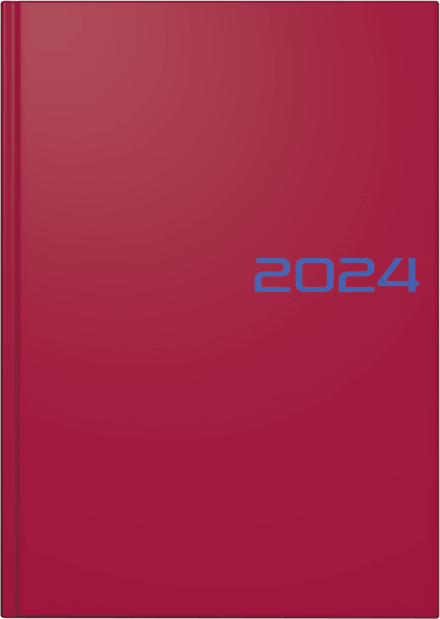 BRUNNEN Daily calendar model 795 2024, 1 page = 1 day, sheet size 14.5 x 20.6 cm, red