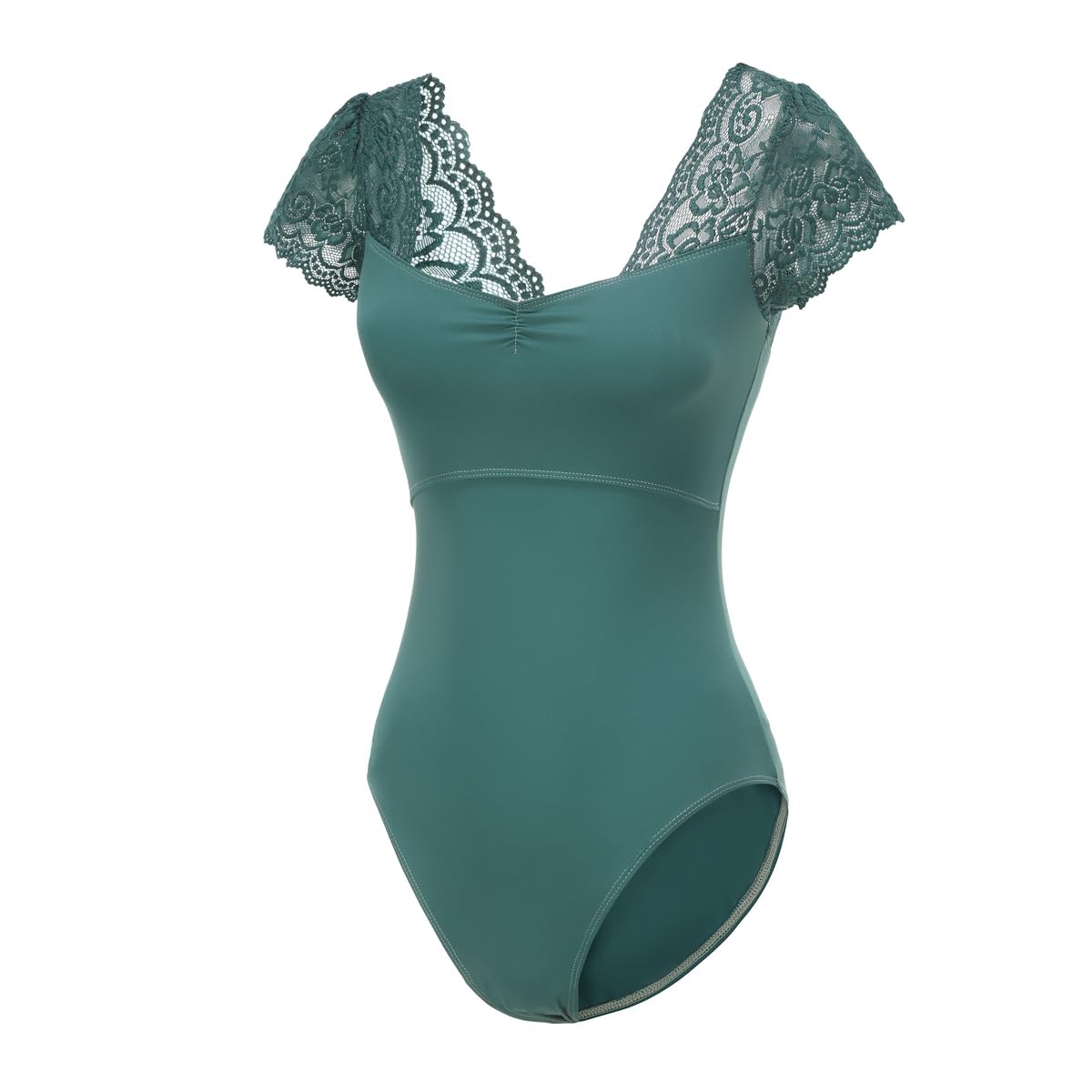 Photo 1 of Lanbodance Women's Short Sleeve Leotard for Ballet Ballerina Dance Costume