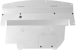 BALOCEO Engine Splash Shield Compatible with 2003-2009 Nissan 350Z 2003-2008 Infiniti G35 Aluminium Silvery Powder Coating Skid Plate Engine Cover Undercar Shield Guard