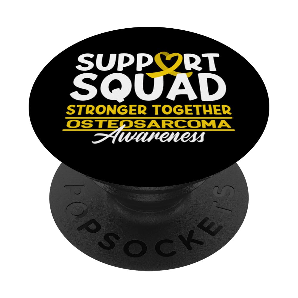 Support Awareness Squad I Sarcoma Cancer I Osteosarcoma PopSockets Swappable PopGrip