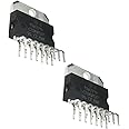 YEGAFE 2Pcs New TDA7294 Integrated Circuit DMOS Audio Amplifier with Mute TDA7294V 40V 100W AB MULTIWATT ZIP-15
