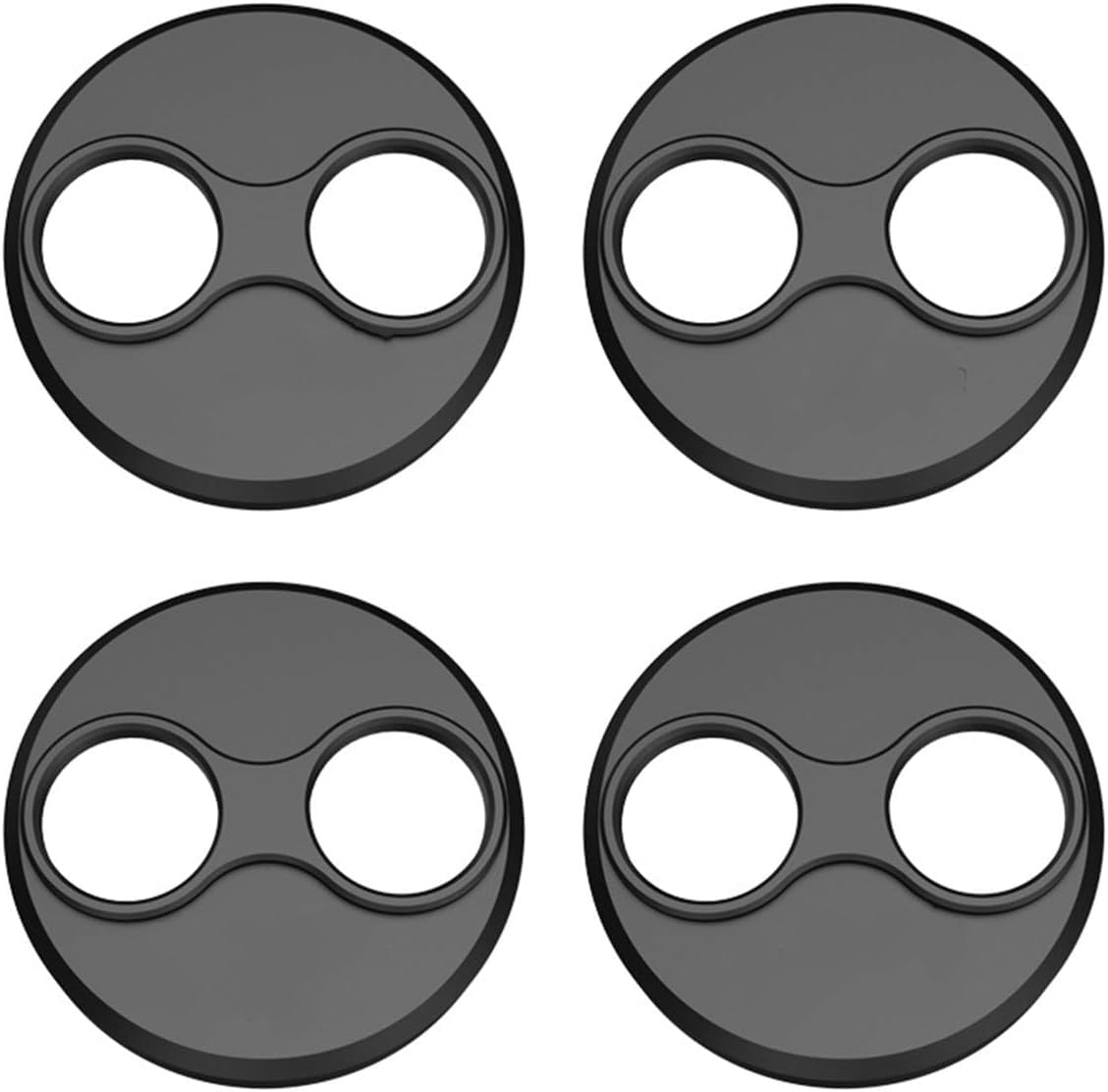 SHEAWA Aluminum Alloy Covers Dust-proof Anti-Scratch Motor Protective Covers Set for DJI Mavic Mini Drone Accessories (Black)