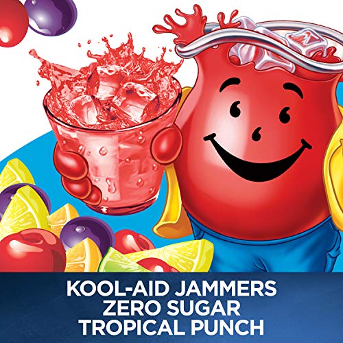 KoolAid Zero Sugar Jammers Tropical Punch Flavored Juice Drink (40