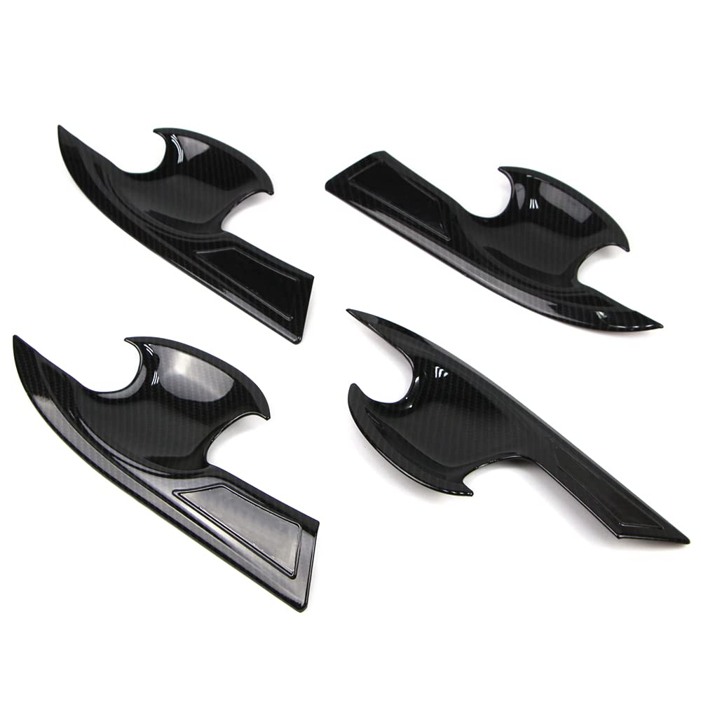 Photo 1 of Dreamseek Door Handle Bowl Cover for 10th Gen Honda Civic 2016 2017 2018 2019 2020 2021 Exterior ABS Molding Trim Carbon Fiber Style