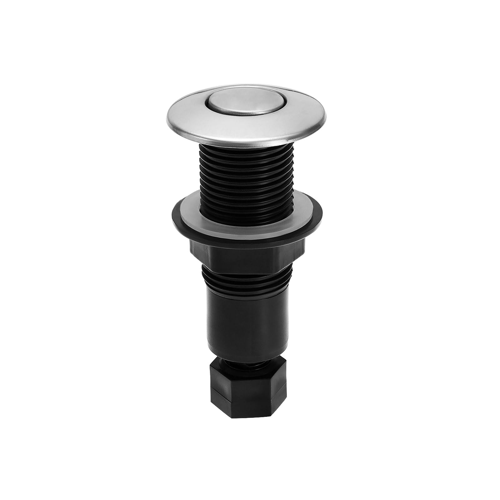 Create idea Air Switch 304 Stainless Steel Pneumatic Push Switch Air Switch Button Stainless Steel Push Button for Waste Disposal Machine Bathtubs Dishwashers