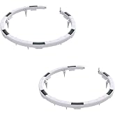 10 Pack - Premium Hevy Duty Drip Irrigation Watering Ring for 1/8" .125 Inch Tubing, Halo, Circle, Great for Greenhouse &amp; Commercial Grower Applications (5" Diameter Ring, 10)