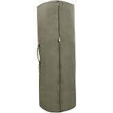 Rothco Canvas Duffle Bag with Side Zipper &ndash; Rugged Outdoor Camping Gear Storage