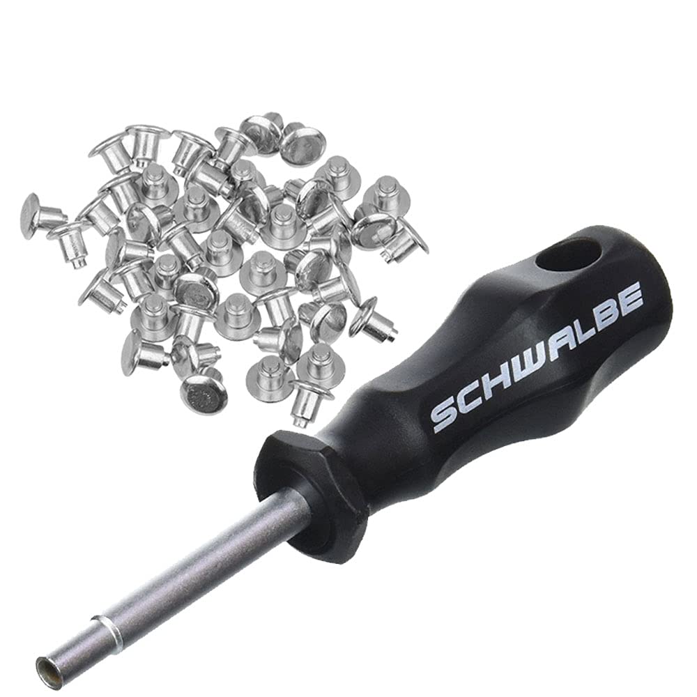 Schwalbe 50 Tyre Spikes & Spike Replacement Tool