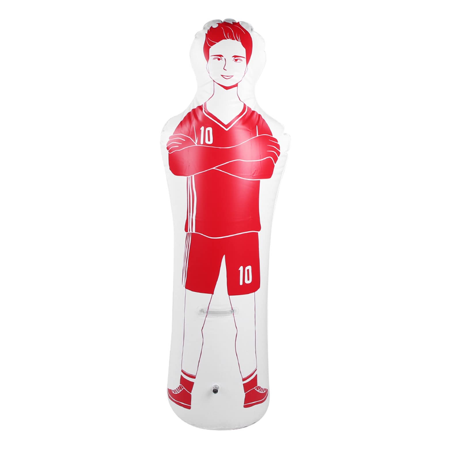 Leopacat Inflatable Soccer Dummy, 160cm Football Training Dummy Tumbler Air Mannequin Free Kick Defender Wall Punching Tower Bag Boxing Column Sandbags for Kicks Dribbling Passing Drills