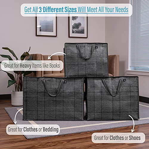 VENO 2 Pack 50L Medium Storage Bag, Organizer Bag, Moving bag, Storage