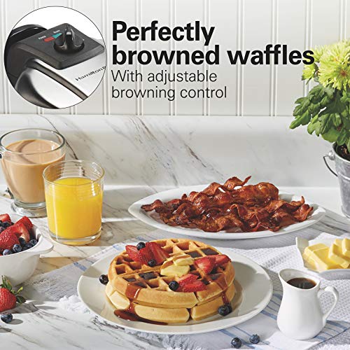 Hamilton Beach 26031 Belgian Waffle Maker with Removable Nonstick