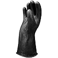 Salisbury Gloves E0011B-9 Salisbury by Honeywell E0011 11" Class 00 Rubber Linemen's Electrical Gloves, 9.5, Black, 9