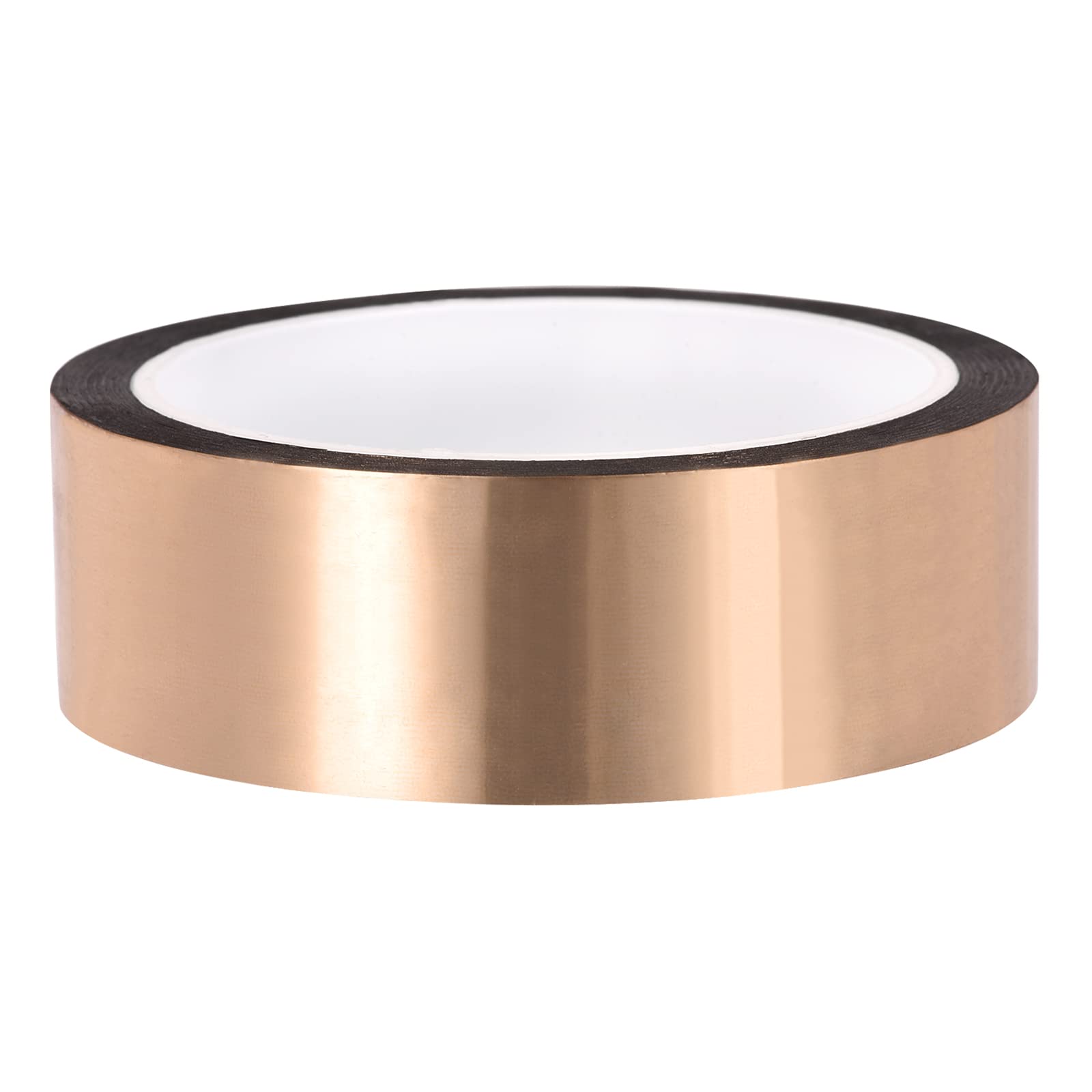 Rebower Gold Tone Metalized Polyester Film Tape[ for Accent Wall, Packing, Printing]-1.17inch x 164ft/ 1 Roll