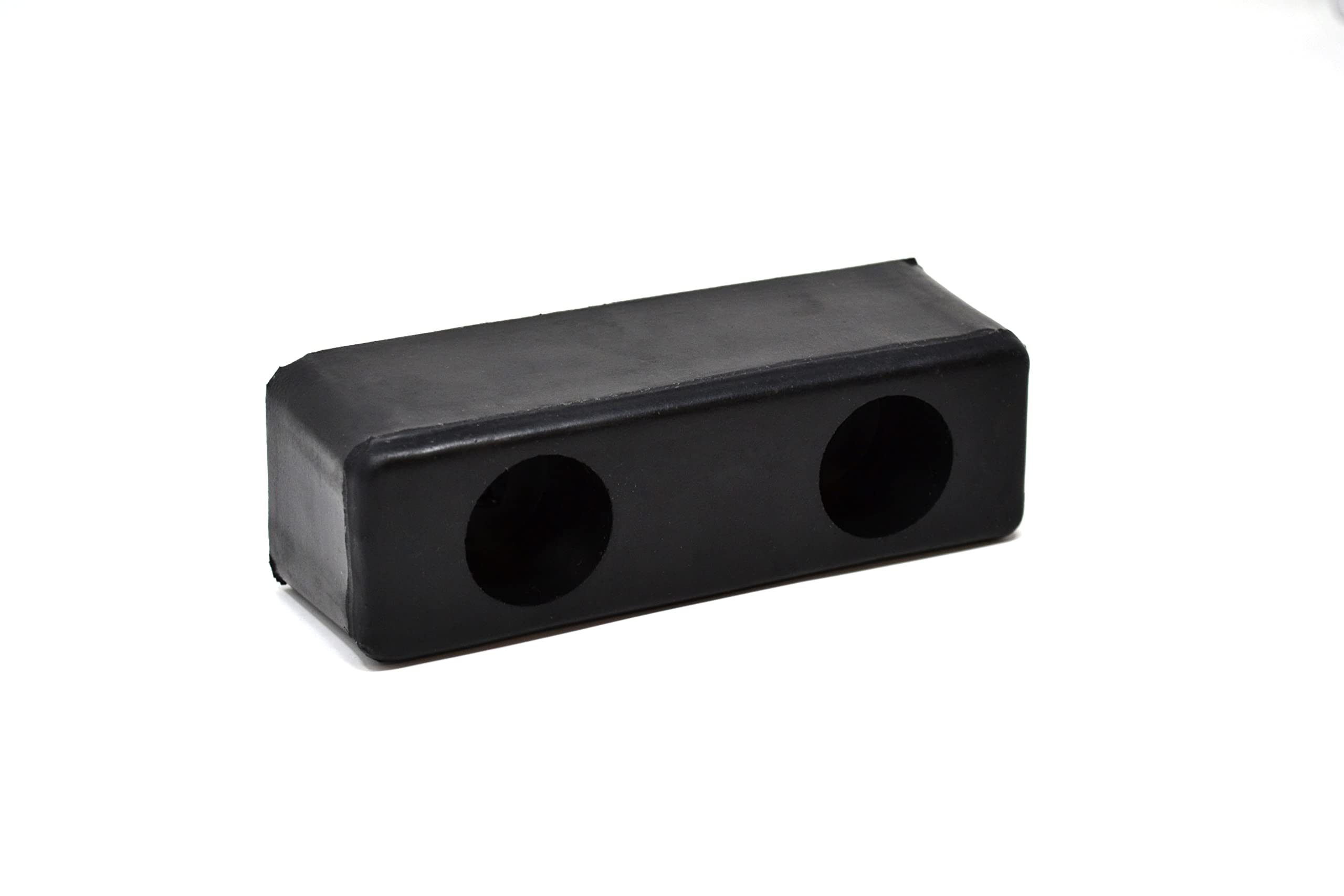 ZEROplus, Heavy Duty Rubber Door Buffer, Two Fixing Holes for Heavy Duty Fixings, Z115.1 (150mm). Black, Rubber