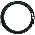 Bolton400 50-ohm N-Male to N-Male Black Coax Cable - Low Loss Coaxial LMR400 Spec… (20ft N-Male to N-Male)