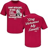 Alabama Football Fans. Stay Victorious. I Don't Often Hate (anti-auburn) Crimson T-Shirt (S-5X)