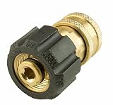 Erie Tools Pressure Washer Twist Connect M22 X 3/8" Quick Disconnect 4500PSI High Pressure Brass Fitting with 300&deg; F Max Temp