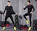 Men's Compression Baselayeror Workout Running Tights Pants and Leggings or Long Sleeve T Shirts