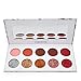 VERONNI Glitter Pigment Eyeshadow Palette 10 Colors Shimmer Long Lasting Pigment Eye Shadow Eye Cosmetic Makeup Elegant Mineral Creamy Pigmented, Highly Pigmented (10 Colors)