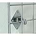 Gridwall Mount Brackets For Grid or Slatgrid Panels Box of 18 Pcs White Color