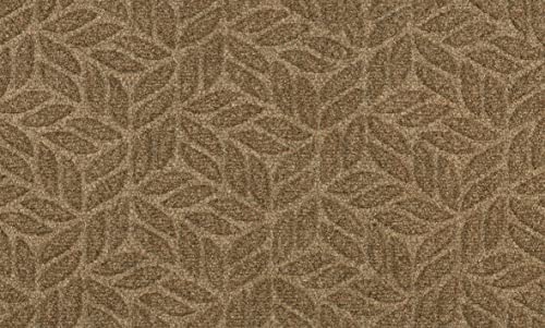 DUNE Leaves Taupe 45x75cm, inside and outside, washable