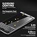 BlackBerry KEYone Screen Protector, BASSTOP Full Coverage Tempered Glass Protector [Bubble Free] [3D Touch Compatible] [Scratch Resistant], Fit for BlackBerry KEYone