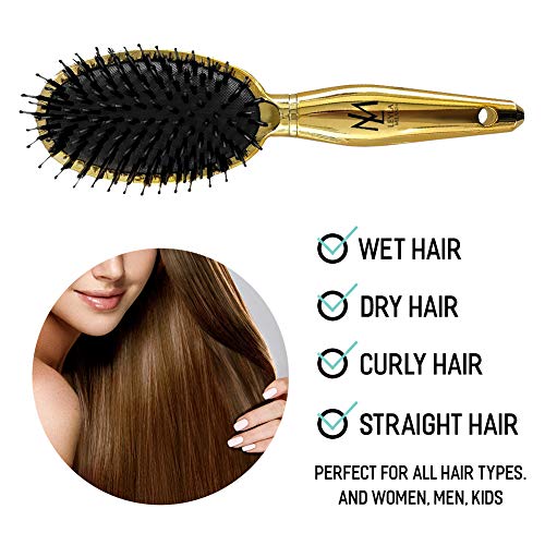 Leyla Milani Hair Detangler Brush Miracle Brush Human Hair