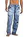 Joe Boxer Sleepwear Mens Jean Pajama Lounge Pants - Blue